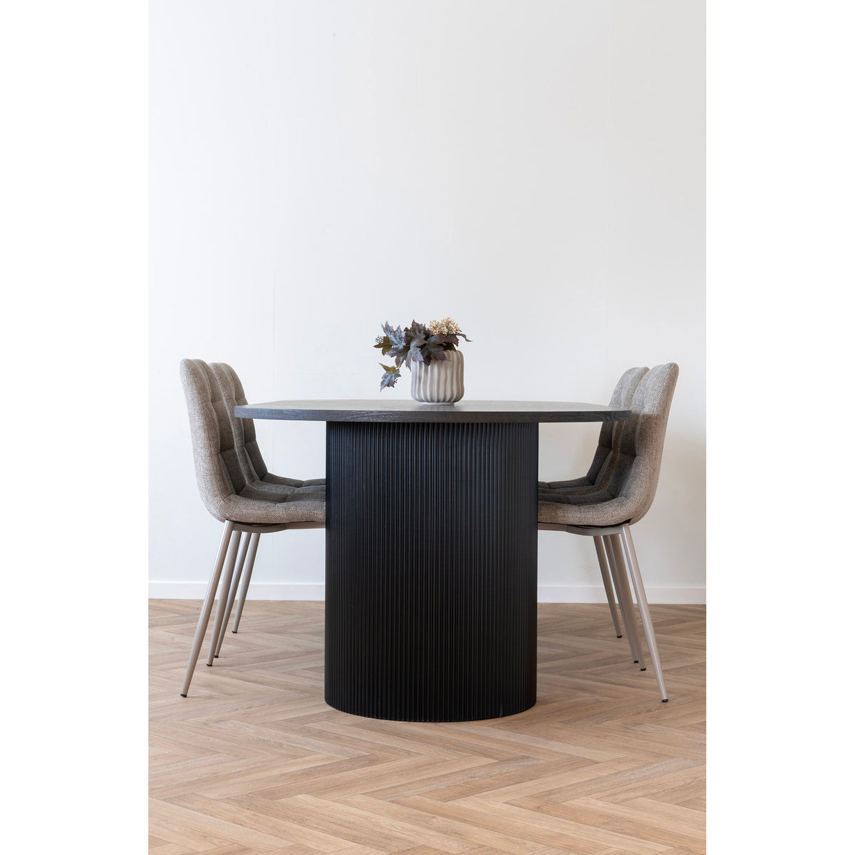 
Tavolo da pranzo di design ovale «Metey» 210 x 100 cm - Nero