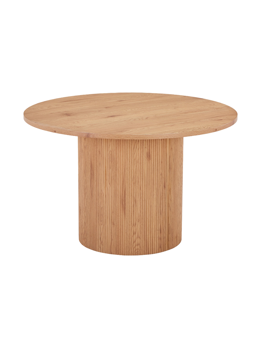 
Tavolo da pranzo di design rotondo «Metey» Ø 120 cm - Naturale