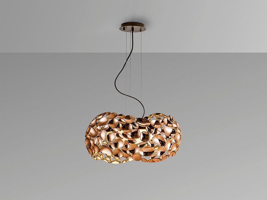 
Dimmable LED designer pendant light “Narisa” - Rose Gold