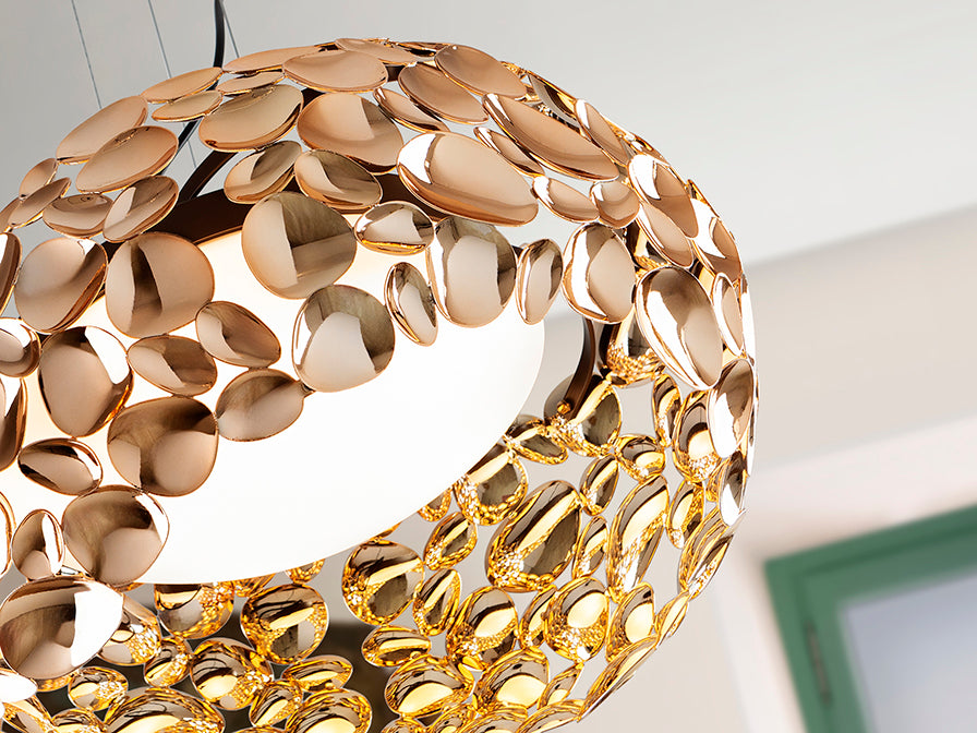 
Dimmable LED designer pendant light “Narisa” - Rose Gold