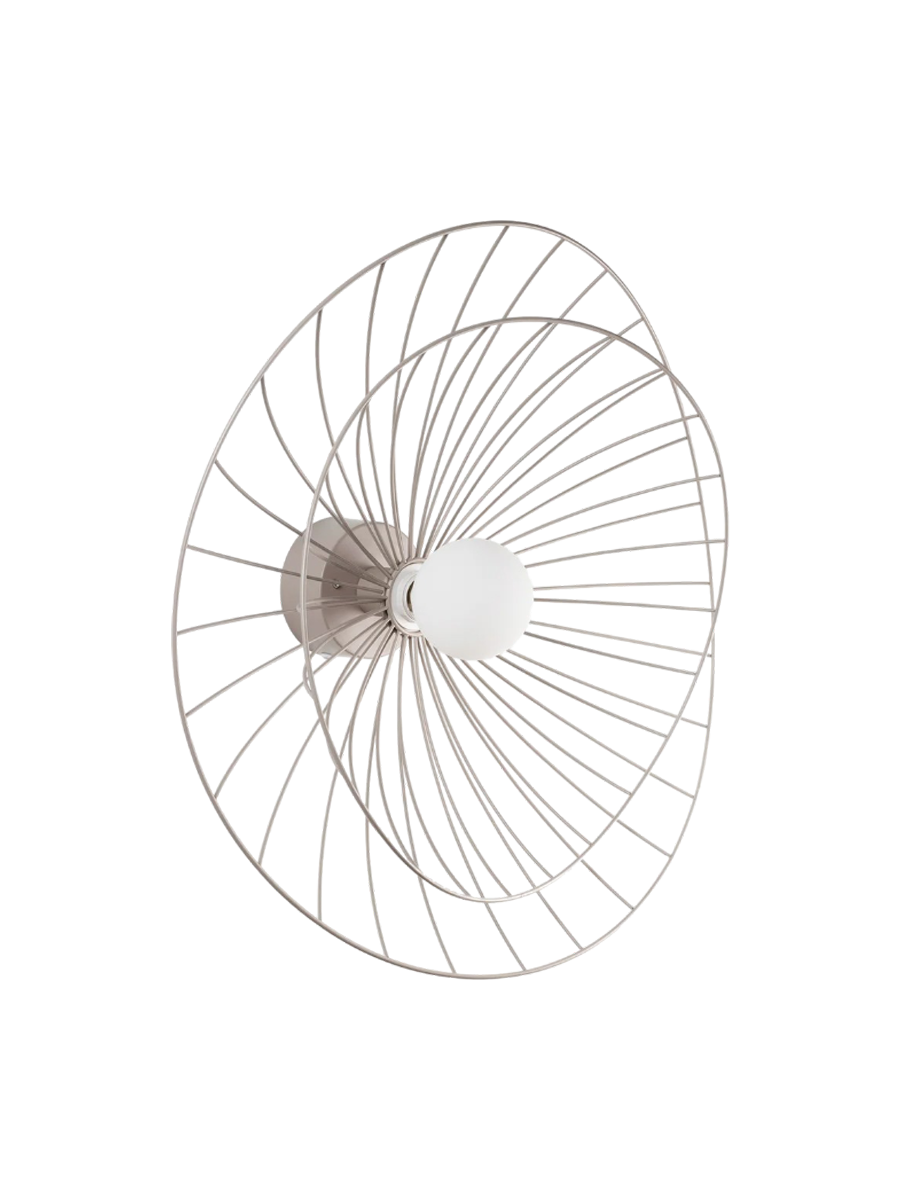 
Flexible Design Wand- und Deckenlampe „Ray“ Ø 60 cm - Beige