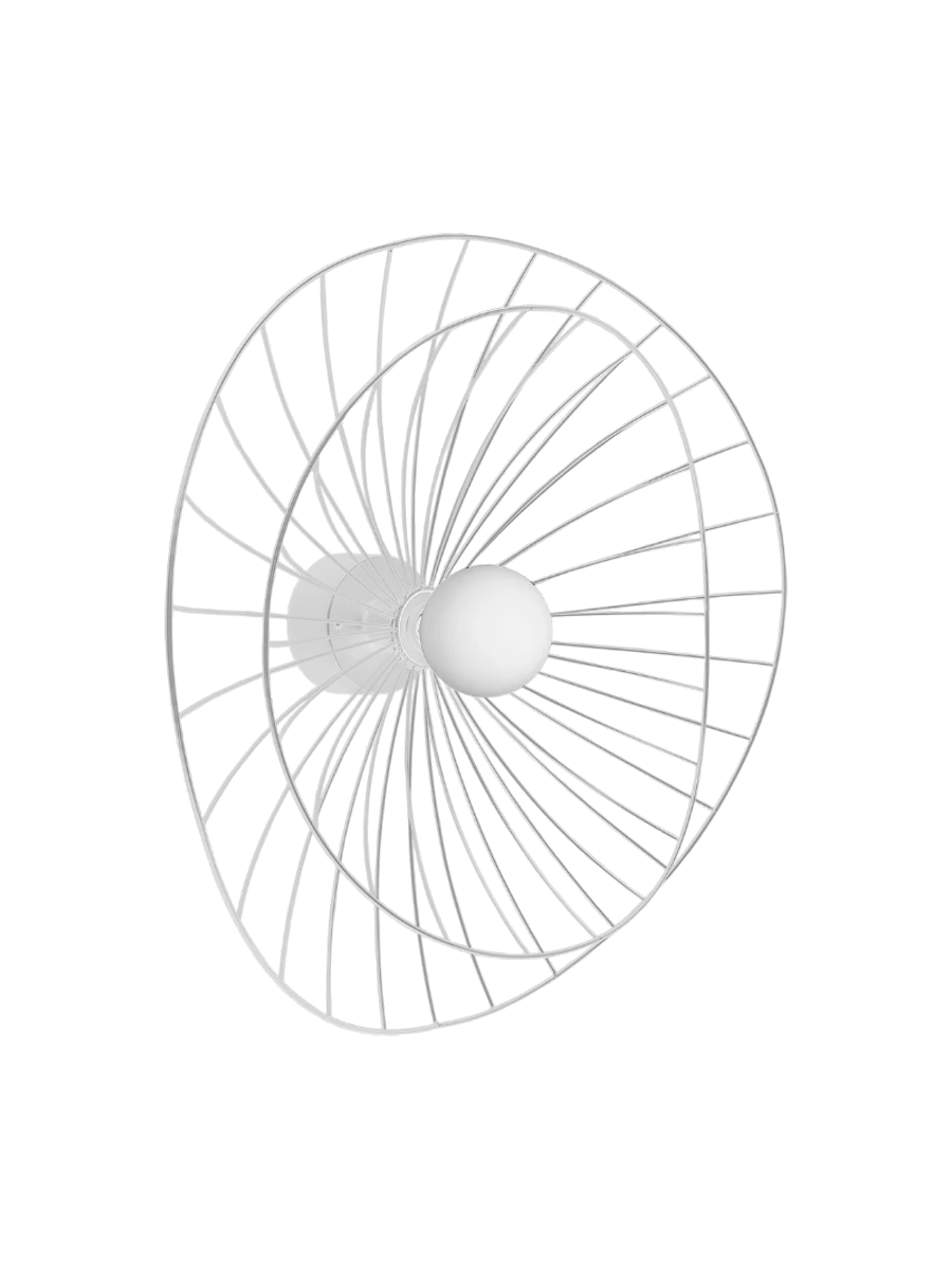
Flexible Design Wand- und Deckenlampe „Ray“ Ø 60 cm - Weiss