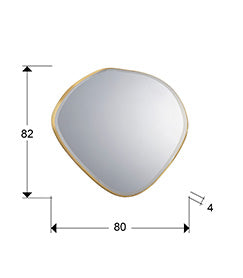 
Specchio da parete di design “Mimo” - 80 x 82 cm