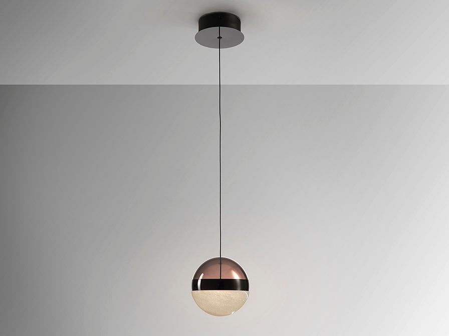 
Suspension LED design « Orbes » à 1 lumière - Ø 12 cm