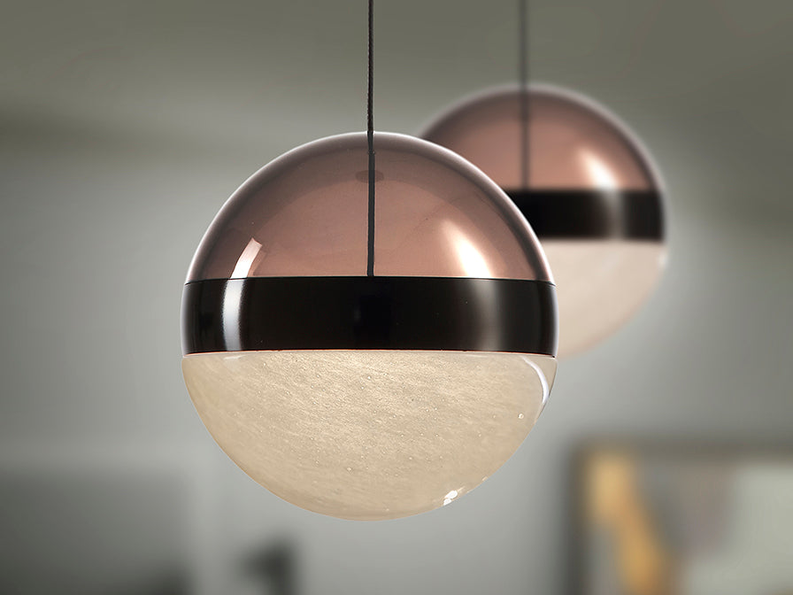 
Suspension LED design « Orbes » à 1 lumière - Ø 12 cm