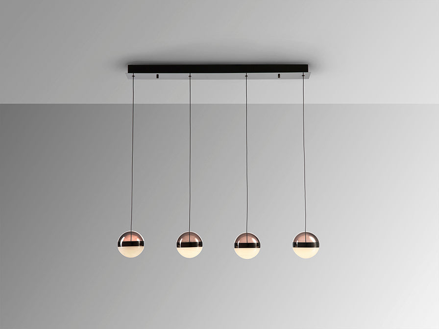
Suspension LED « Orbes » à 4 lampes