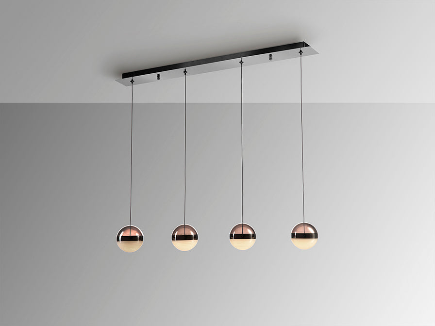 
Suspension LED « Orbes » à 4 lampes