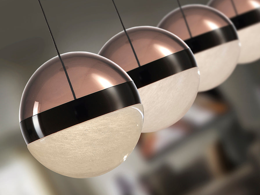 
Suspension LED « Orbes » à 4 lampes