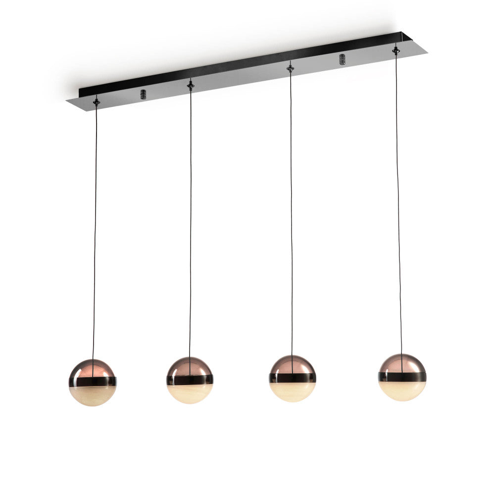
Suspension LED « Orbes » à 4 lampes