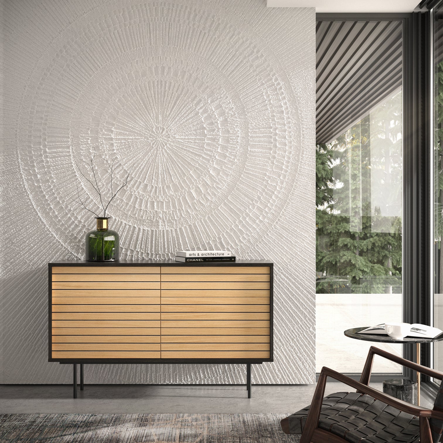 
"Stripe" Designer Chest of Drawers