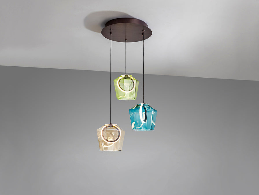 
Lampada a sospensione LED di design „Ingrid“ a 3 luci