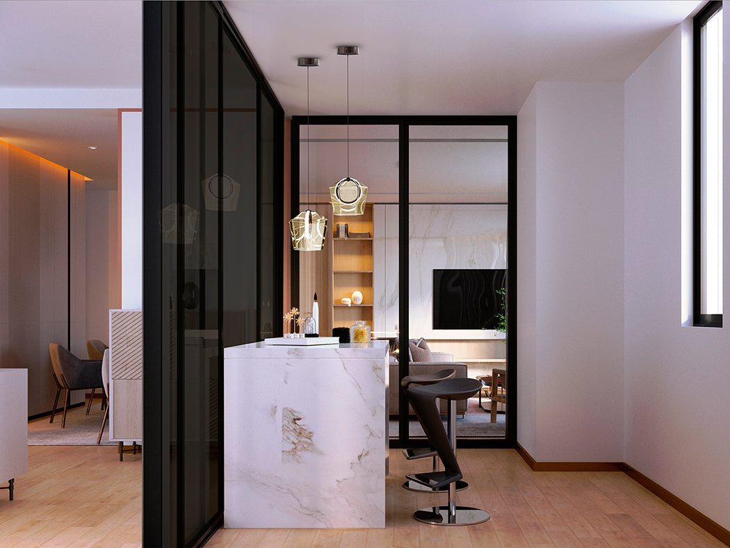 
LED Design Pendant Lamp “Ingrid”, single-bulb