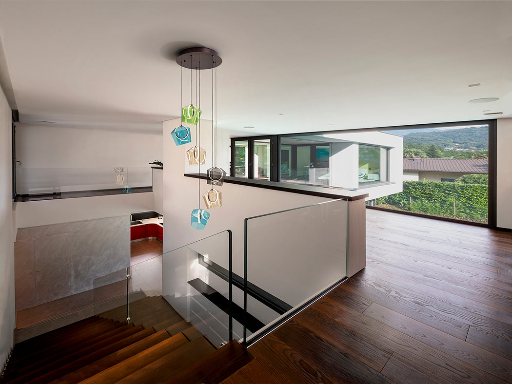 
Suspension LED design « Ingrid » à 6 lumières