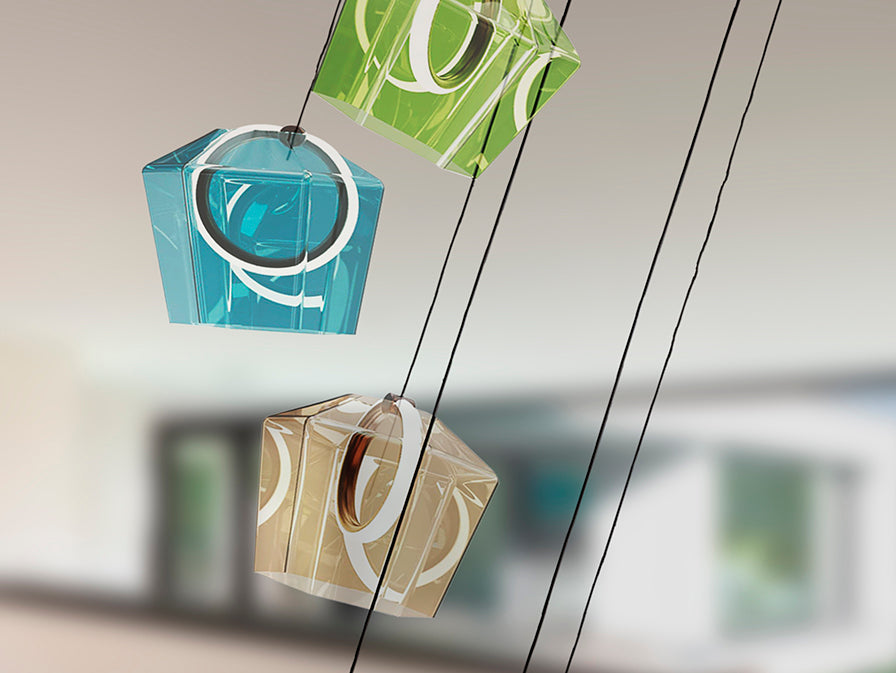 
Suspension LED design « Ingrid » à 6 lumières
