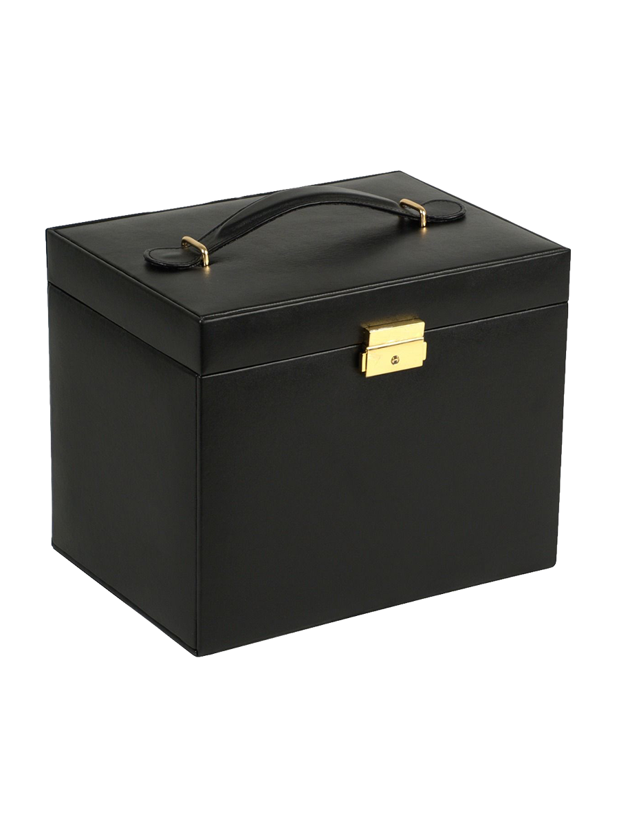 
Designer Jewelry Case "Heritage" - Black / Medium