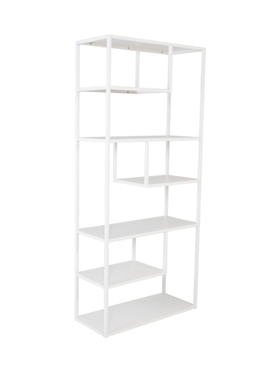 
Étagère design « Staal » en métal - Blanc