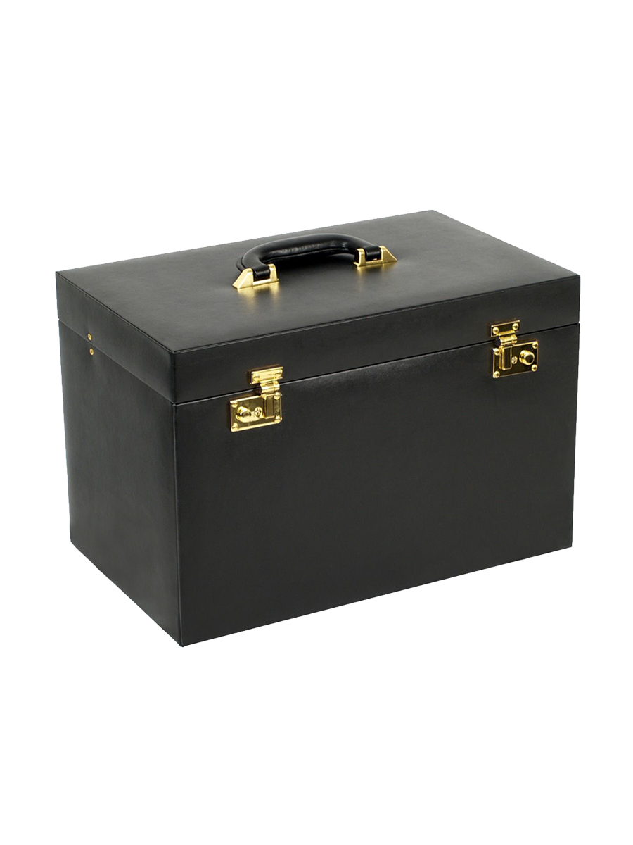 
Designer Jewelry Case "Heritage" - Black / XL
