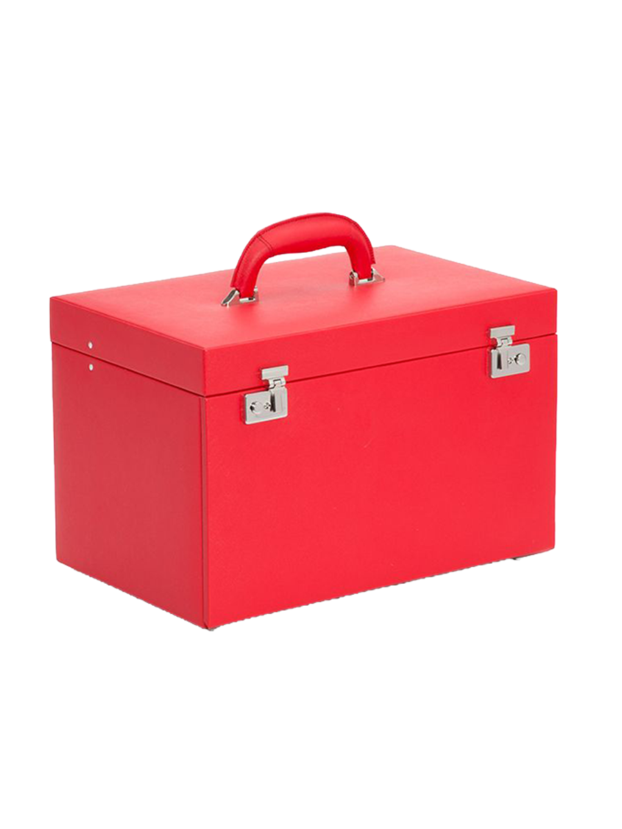 
Designer Jewelry Case "Heritage" - Red / XL