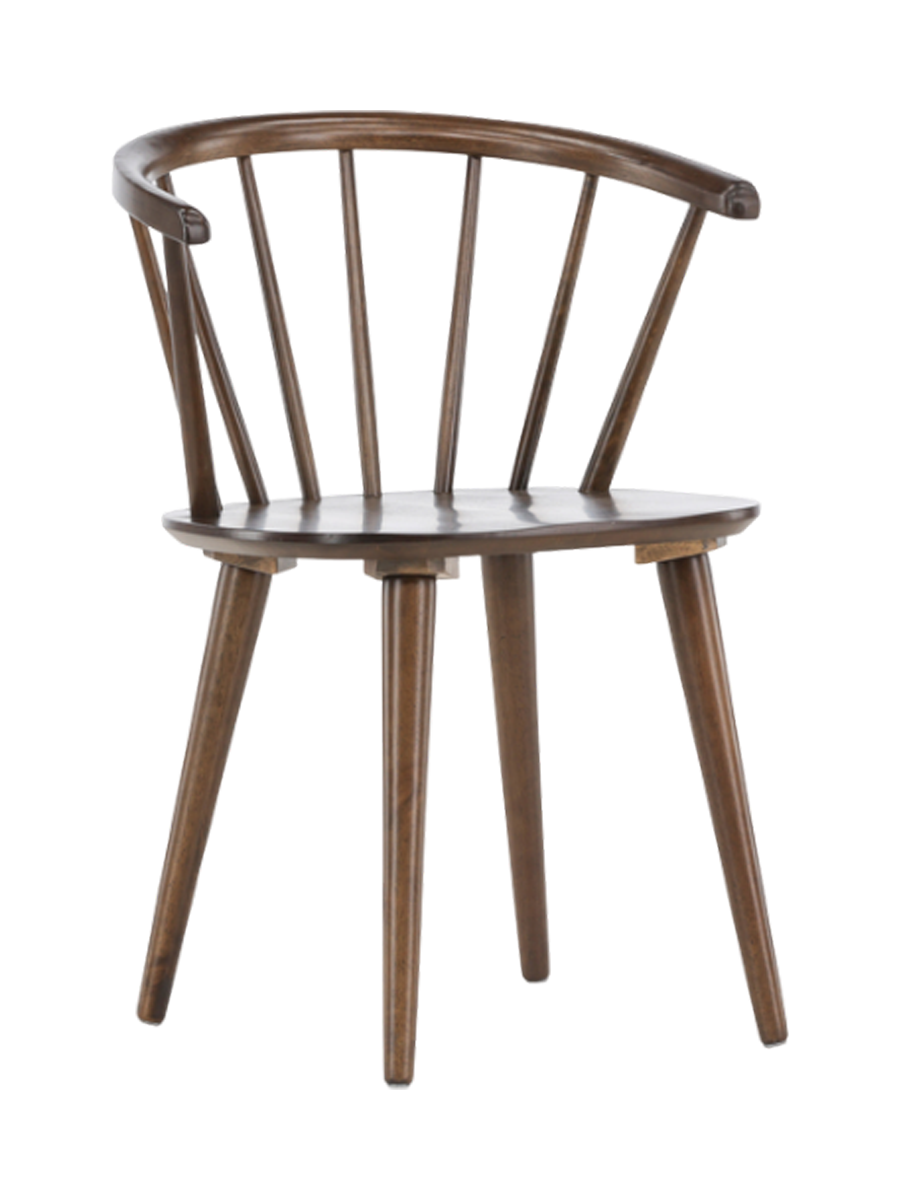 
"Bobby" Solid Wood Chair - Mocha