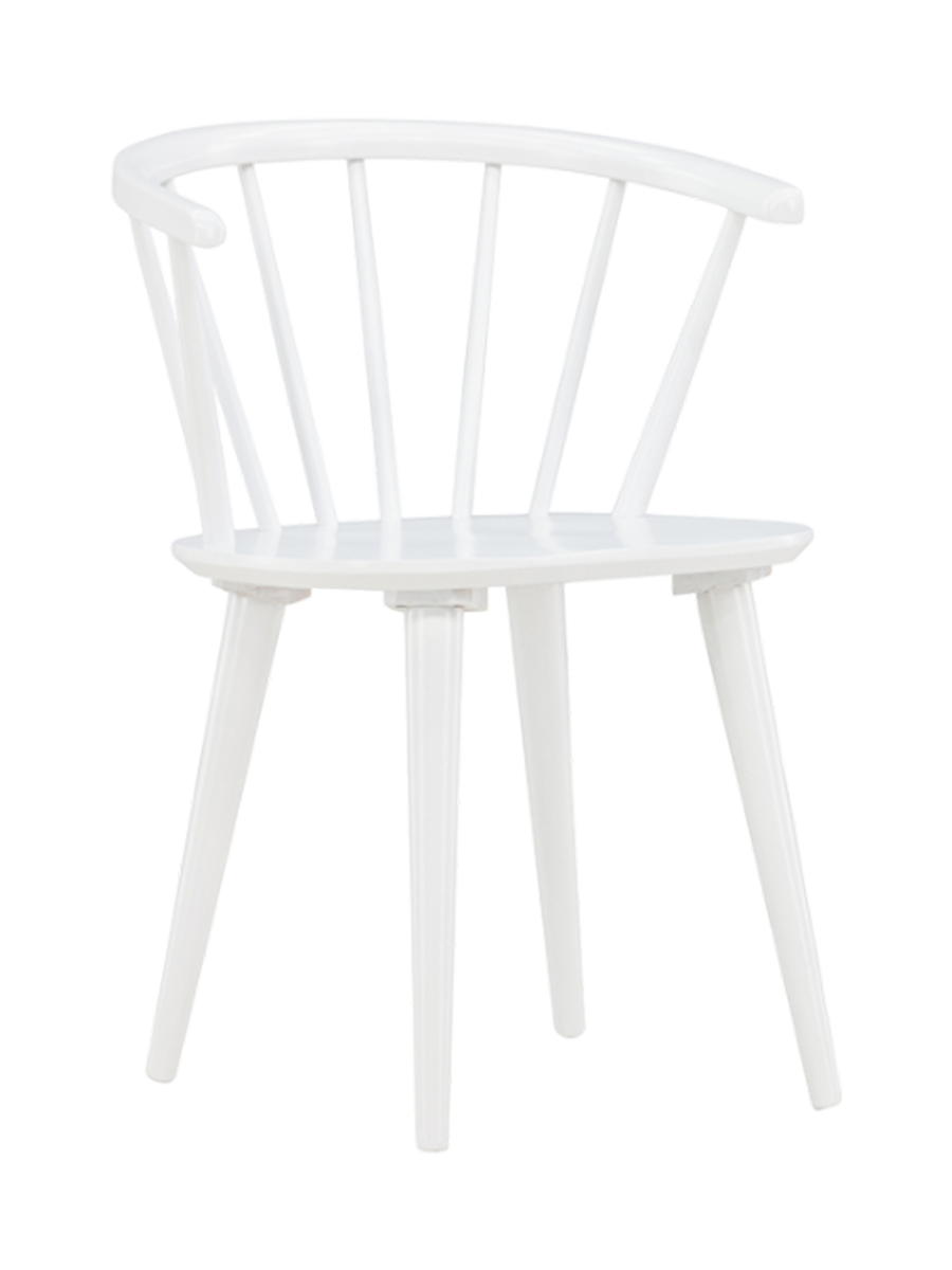 
"Bobby" Solid Wood Chair - White