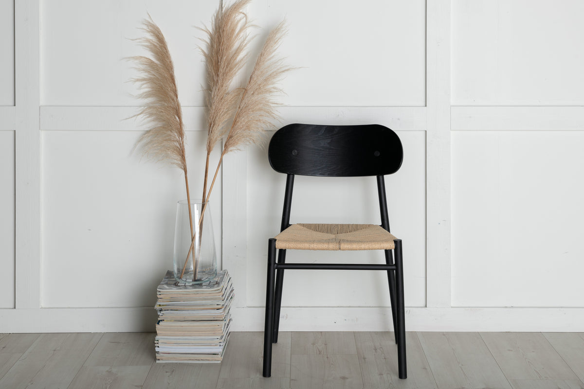 
Sedia da pranzo „Polly“ - Nero/Beige