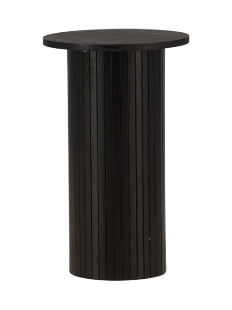
Round Designer Side Table "Bianca" Ø 40 x 65 cm - Black