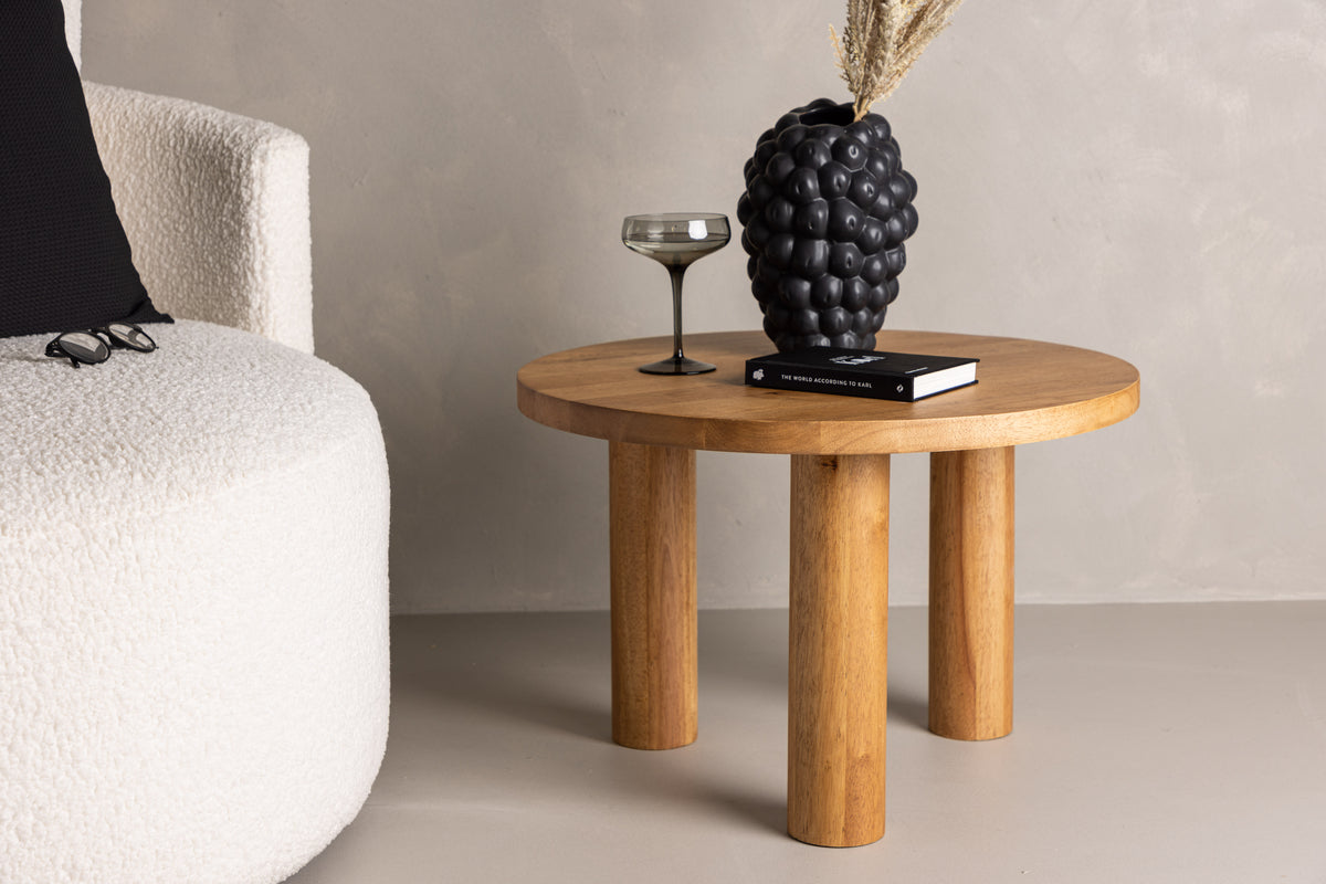 
Tavolino da salotto in legno massello „Duxbury“ Ø 60 cm