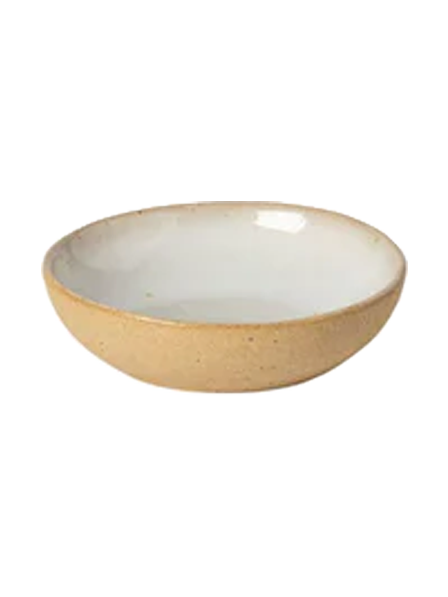 
Handmade Dip & Butter Dish "Marrakesh" - White Sand