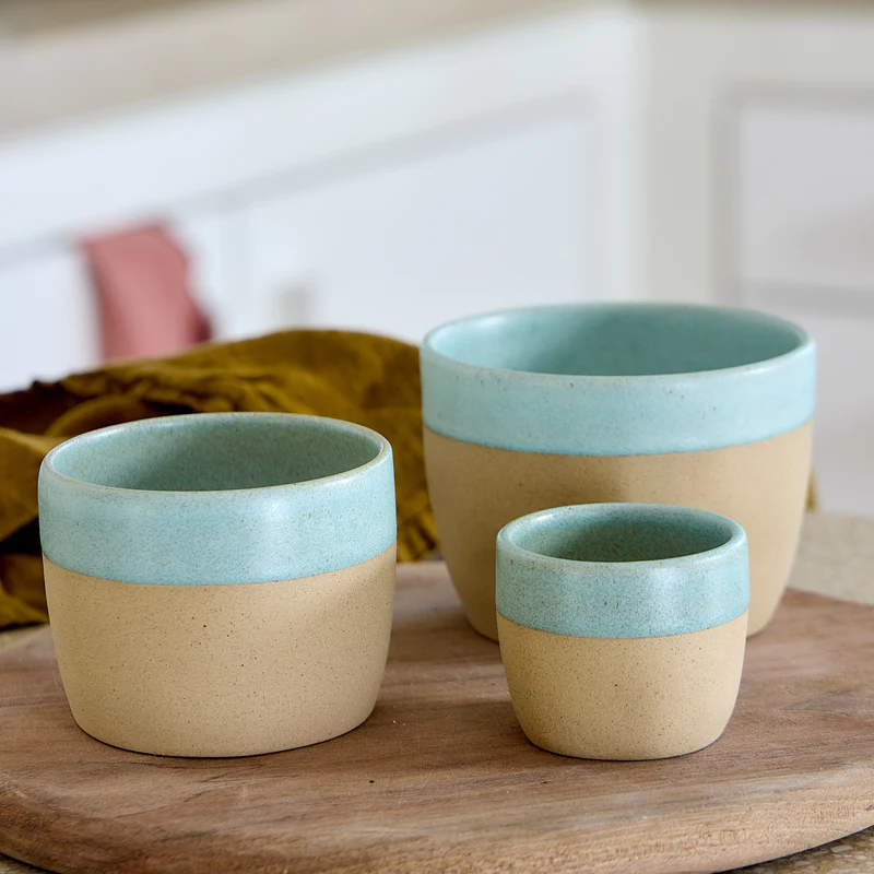 
Handcrafted Latte Mug "Arenito" - Water