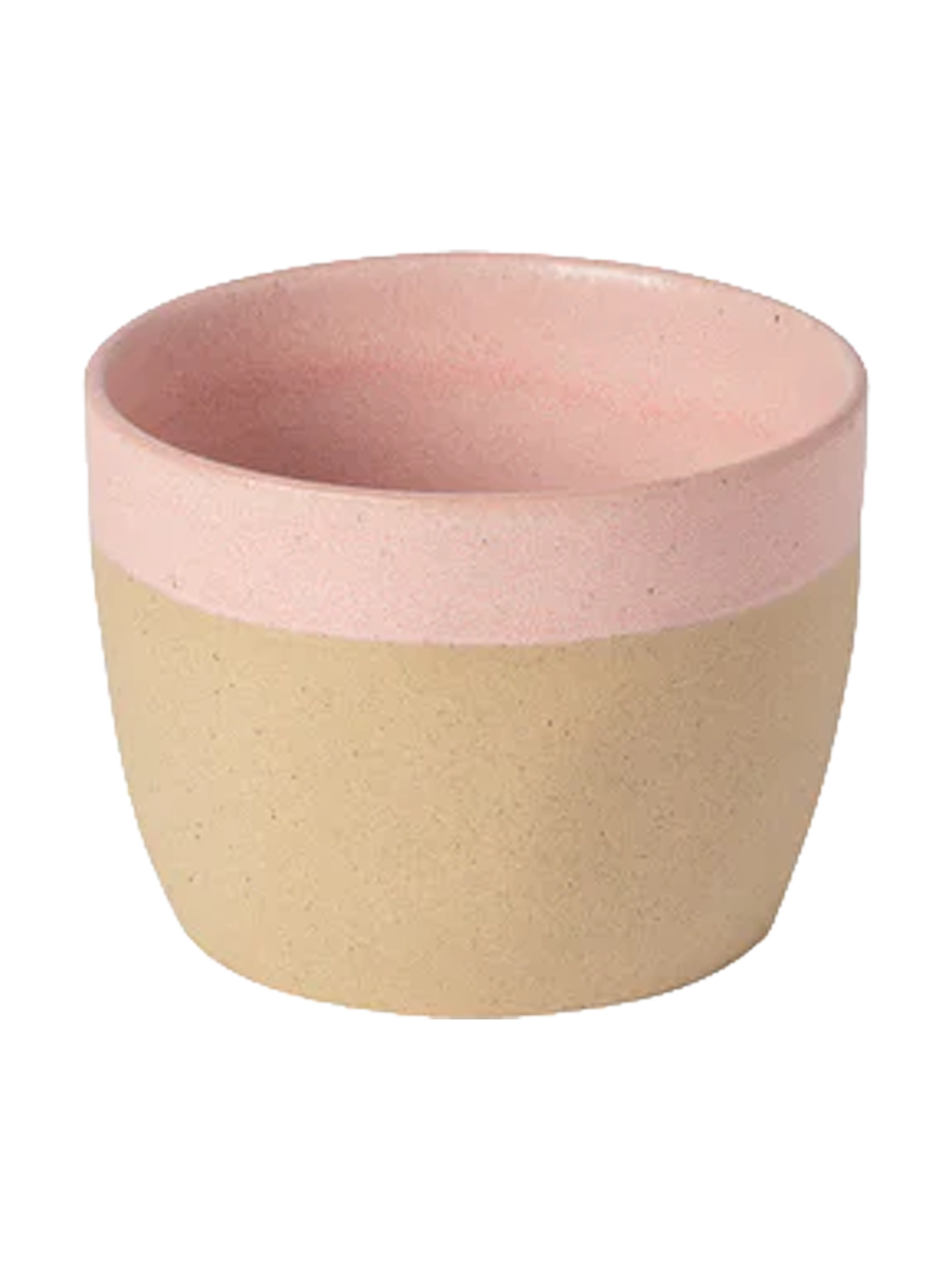 
Handmade Latte Bowl "Arenito" - Mauve Pink