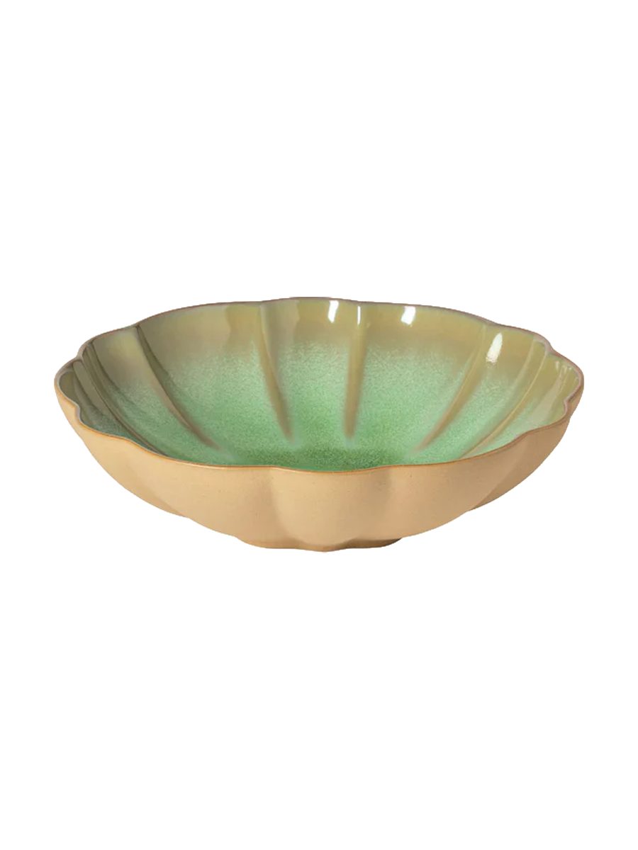 
Handmade Soup & Pasta Plate "Marrakesh II" - Eucalyptus