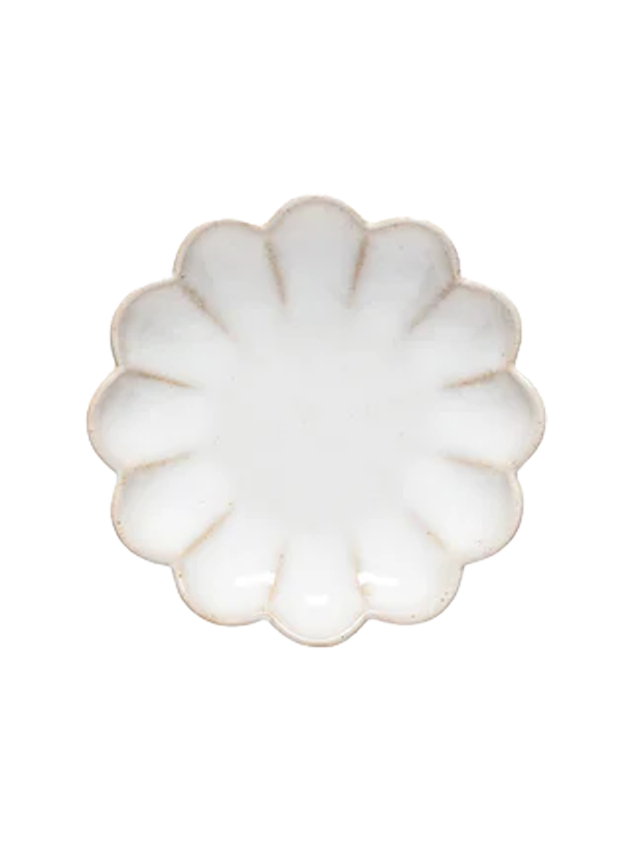 
Handmade Bread & Aperitif Plate "Marrakesh" - White Sand