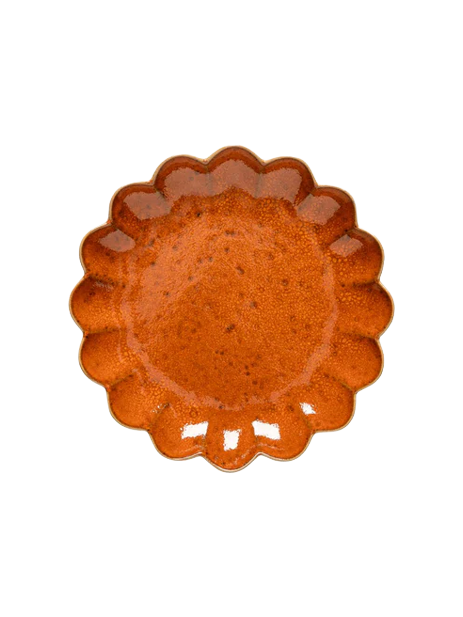 
Handcrafted Appetizer Plate "Marrakesh" - Cinnamon