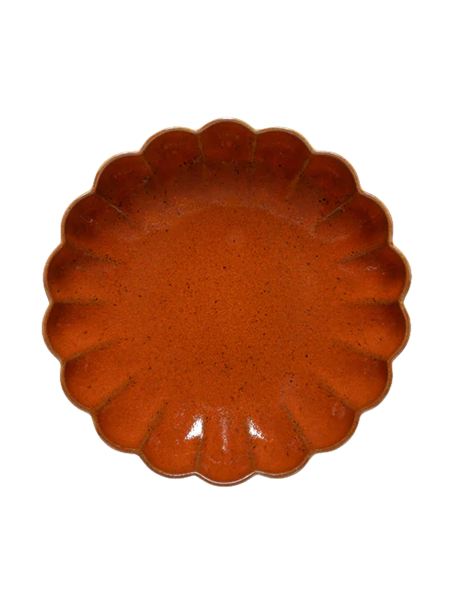 
Handmade Soup & Pasta Plate "Marrakesh II" - Cinnamon