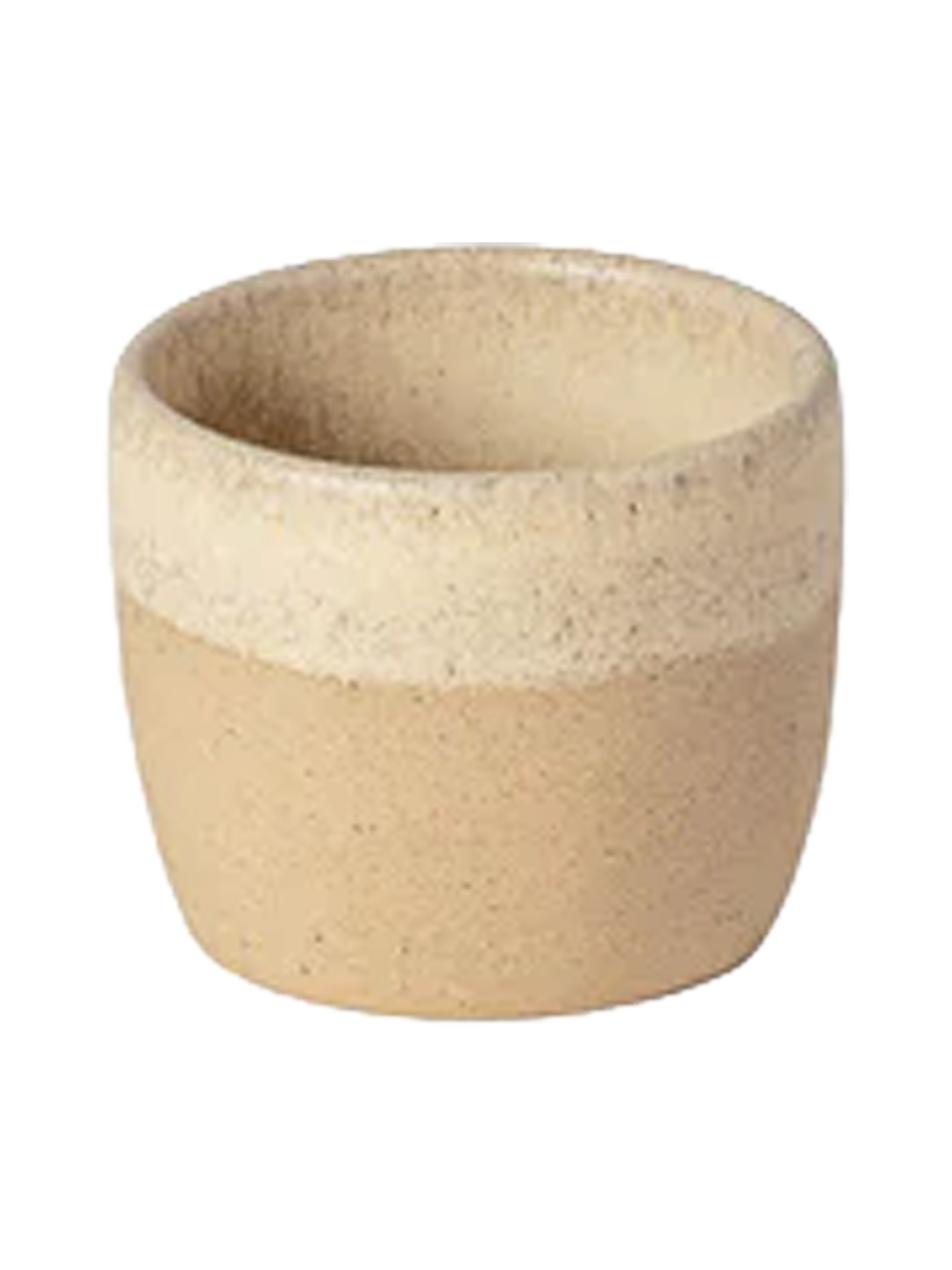 
Handcrafted Espresso Mug "Arenito" - Champagne Yellow