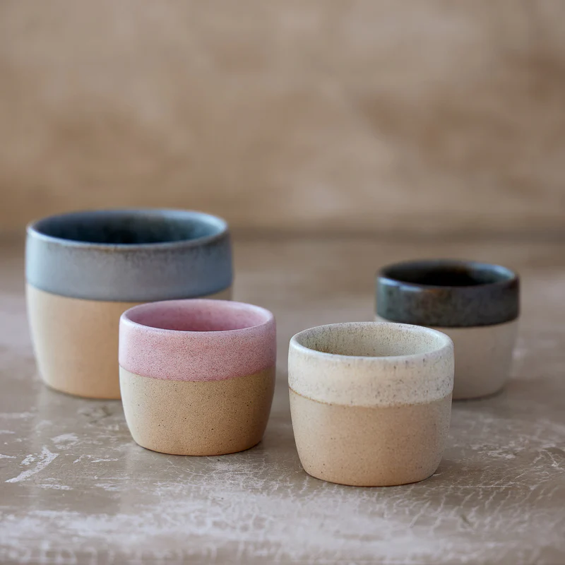 
Handcrafted Espresso Mug "Arenito" - Champagne Yellow