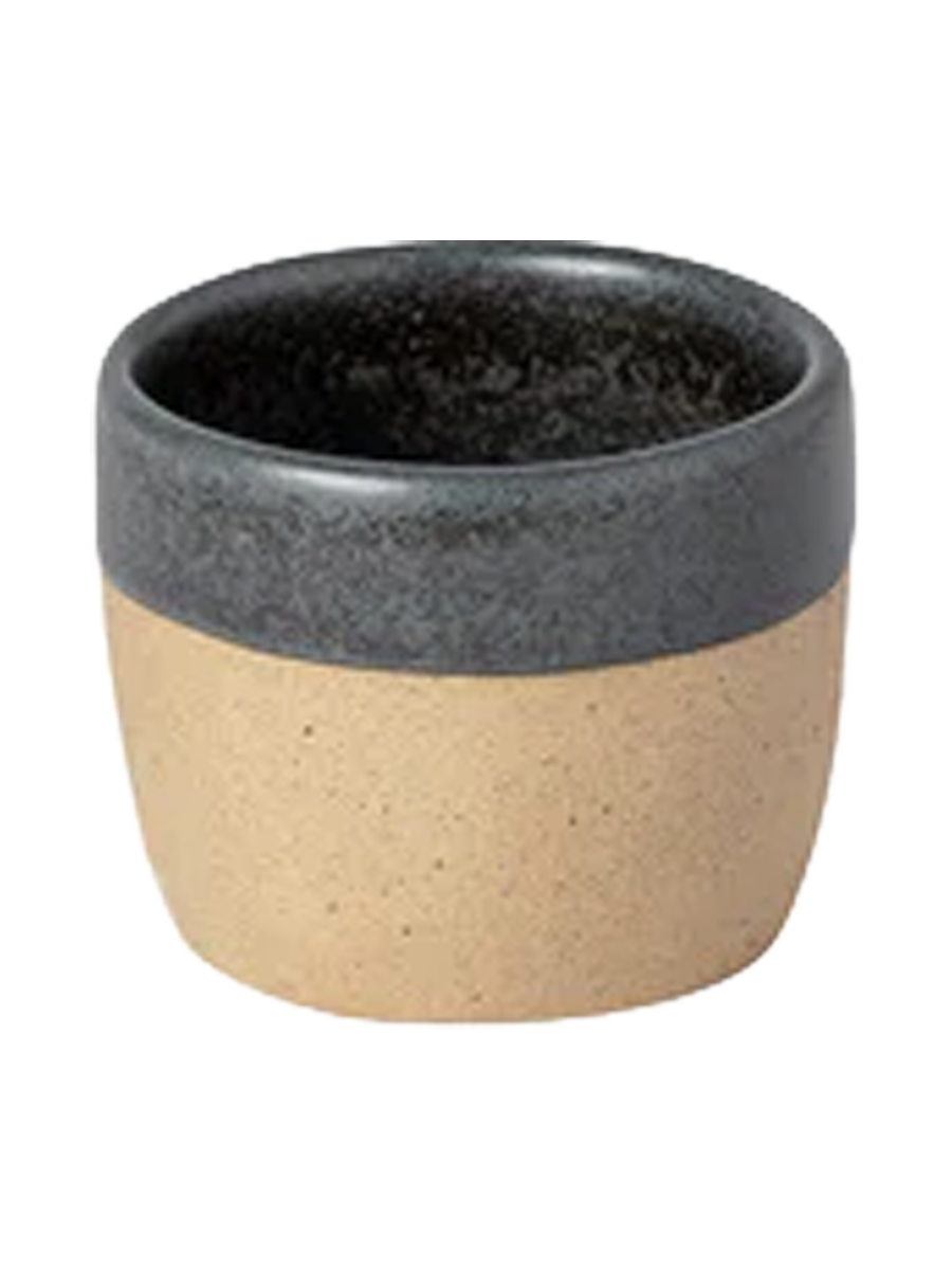 
Handcrafted Espresso Mug "Arenito" - Charcoal Grey