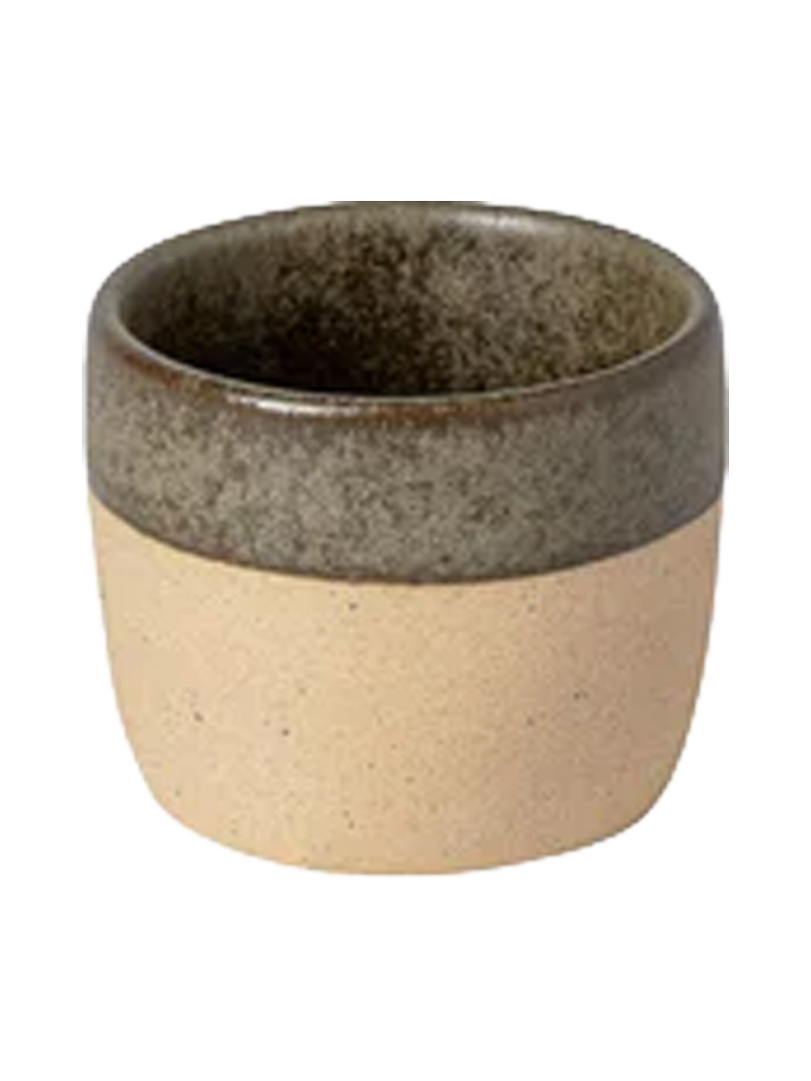 
Handcrafted Espresso Mug "Arenito" - Olive green