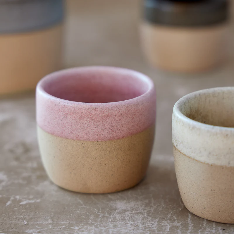 
Assiette artisanale « Arenito » - Rose mauve