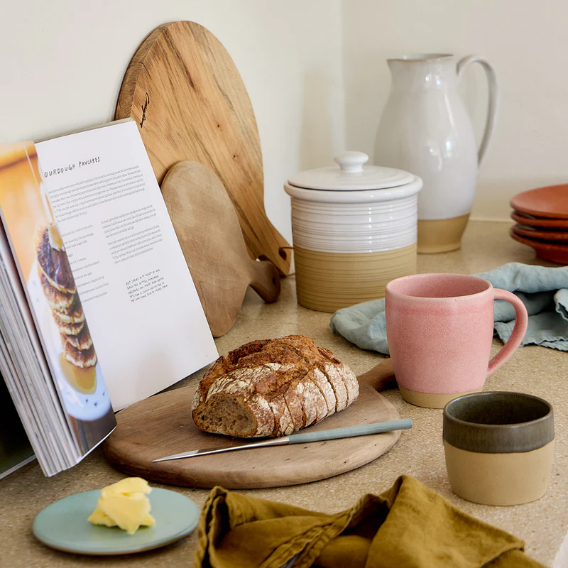 
Handmade Lungo Mug "Arenito" - Olive green
