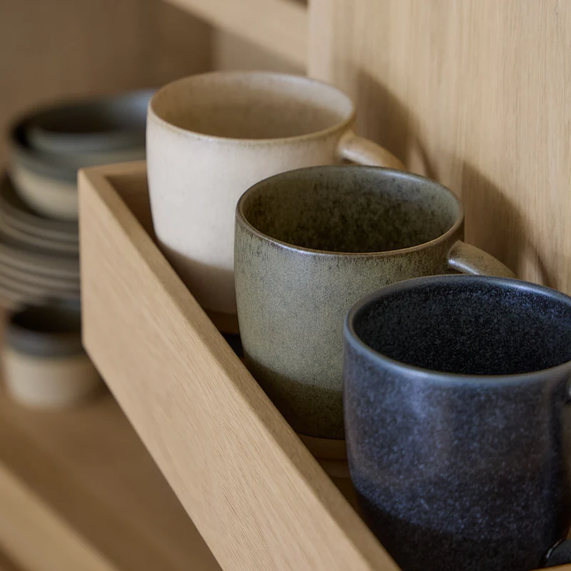 
Handcrafted "Arenito" Mug - Champagne Yellow