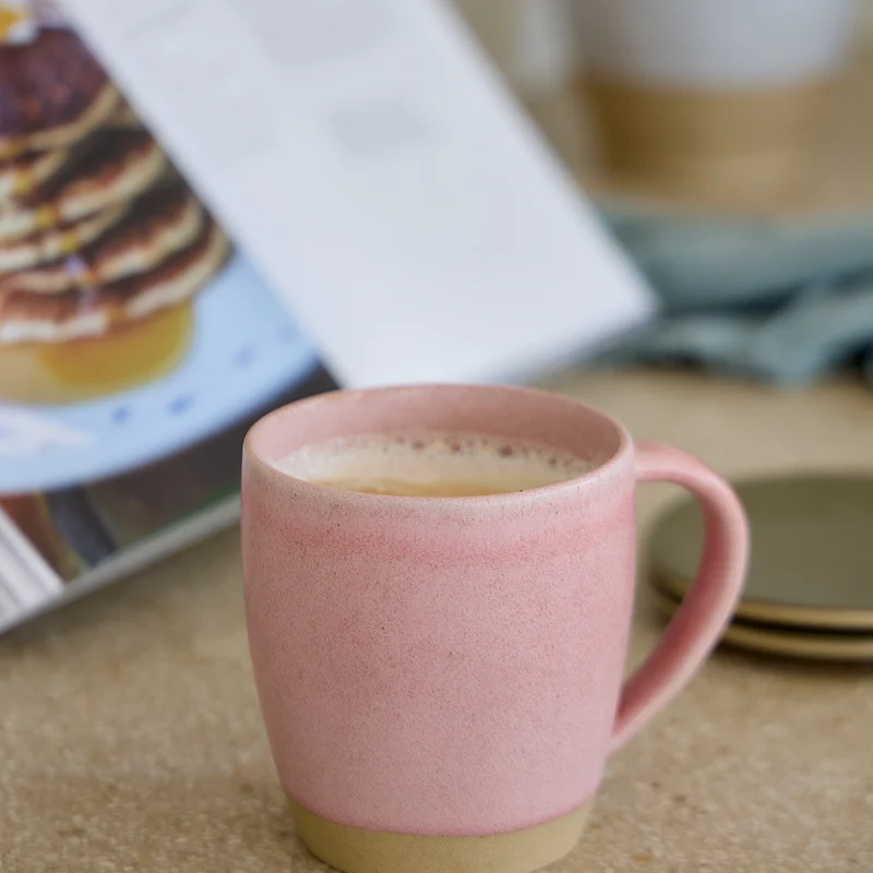 
Handmade Lungo Mug "Arenito" - Mauve Pink