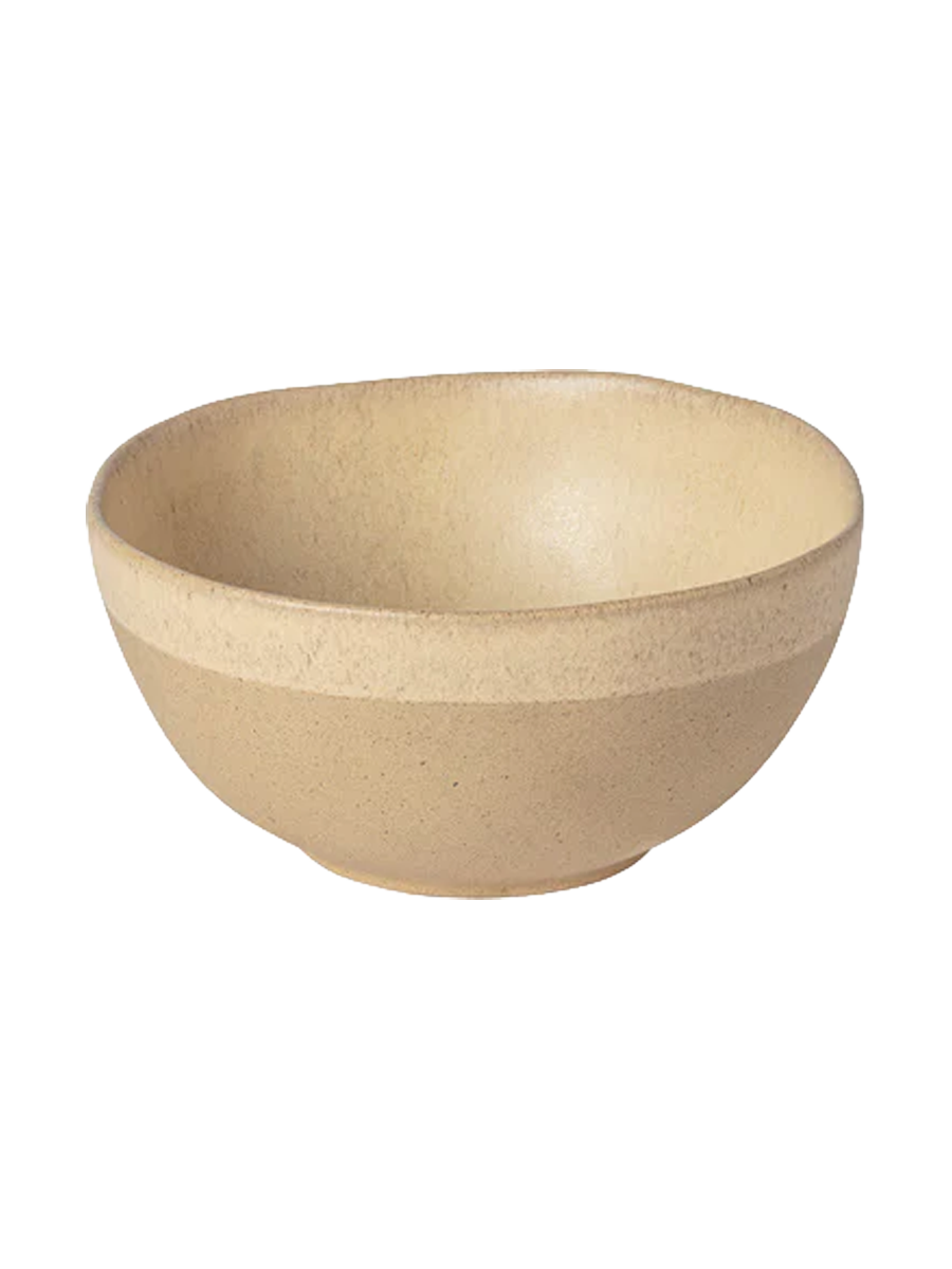 
Handmade Latte Bowl "Arenito" - Champagne Yellow
