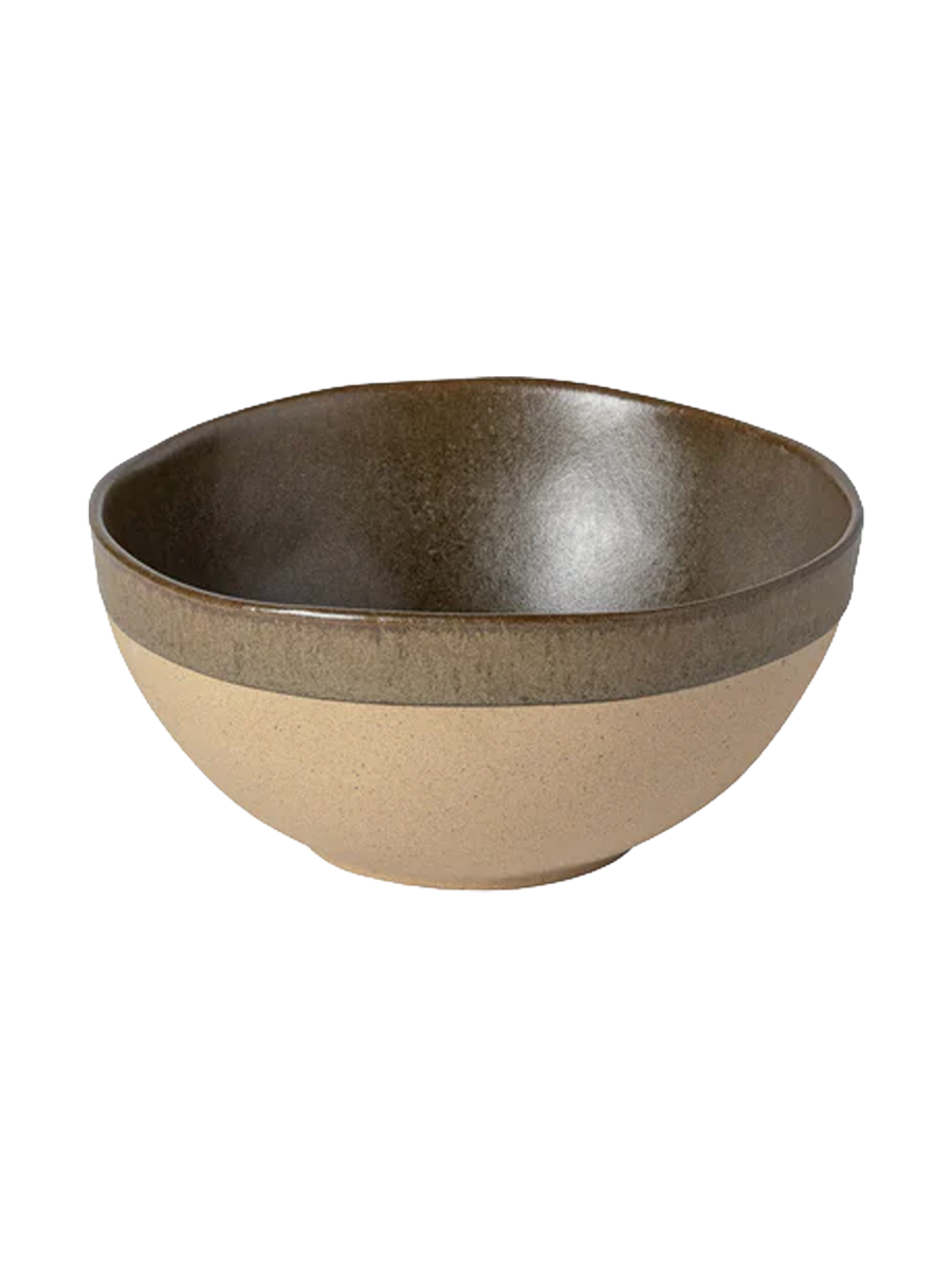 
Handmade Latte Bowl "Arenito" - Olive green