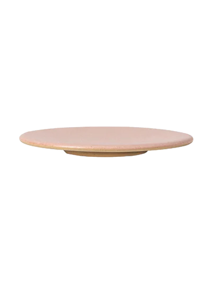 
Handmade Bread and Appetizer Plate "Arenito" - Mauve Pink