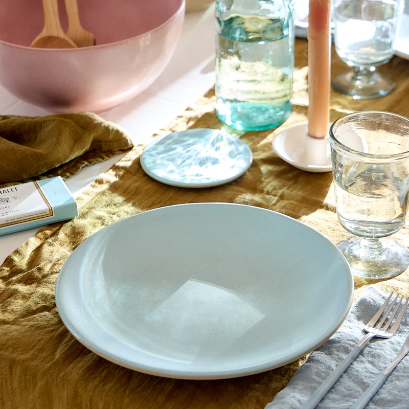
Assiette artisanale « Arenito » - Eau
