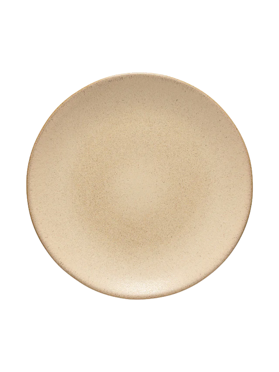 
Assiette artisanale « Arenito » - Jaune Champagne