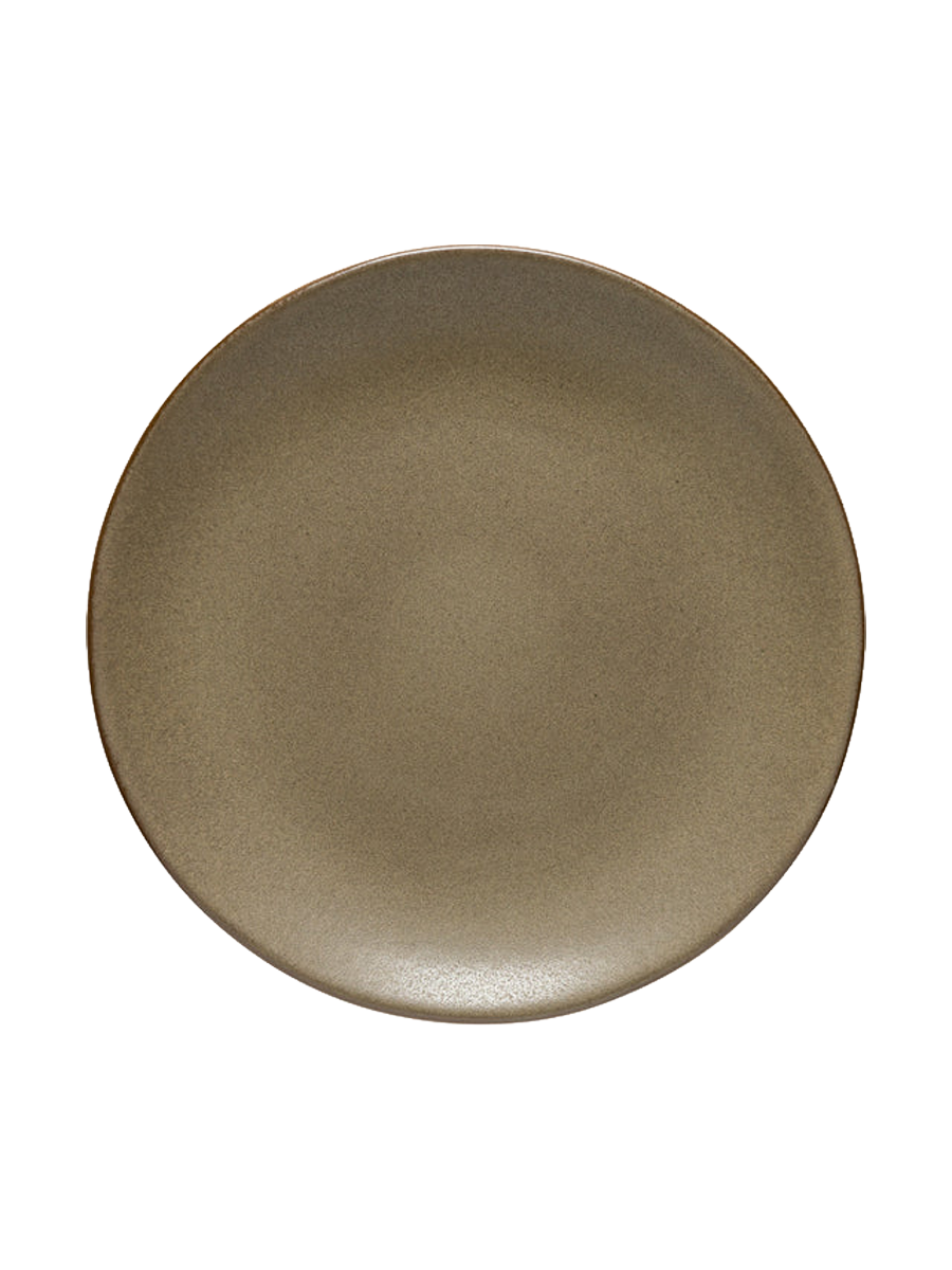 
Assiette artisanale « Arenito » - Vert olive