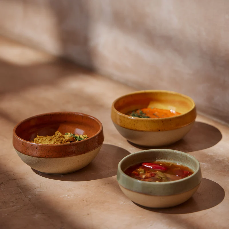 
Hand-crafted Fruit Bowl "Marrakesh" - Cinnamon
