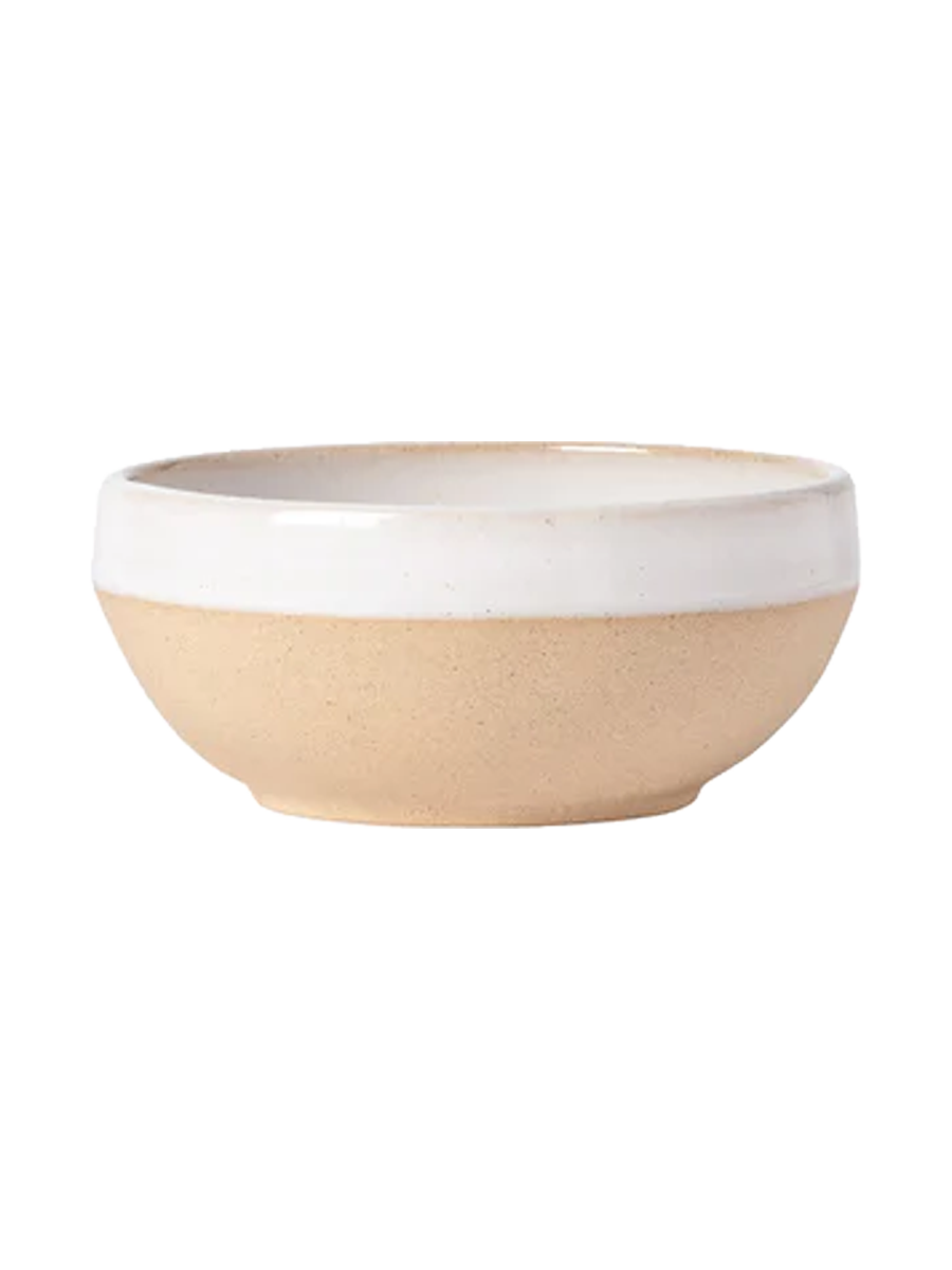 
Hand-crafted Fruit Bowl "Marrakesh" - White Sand